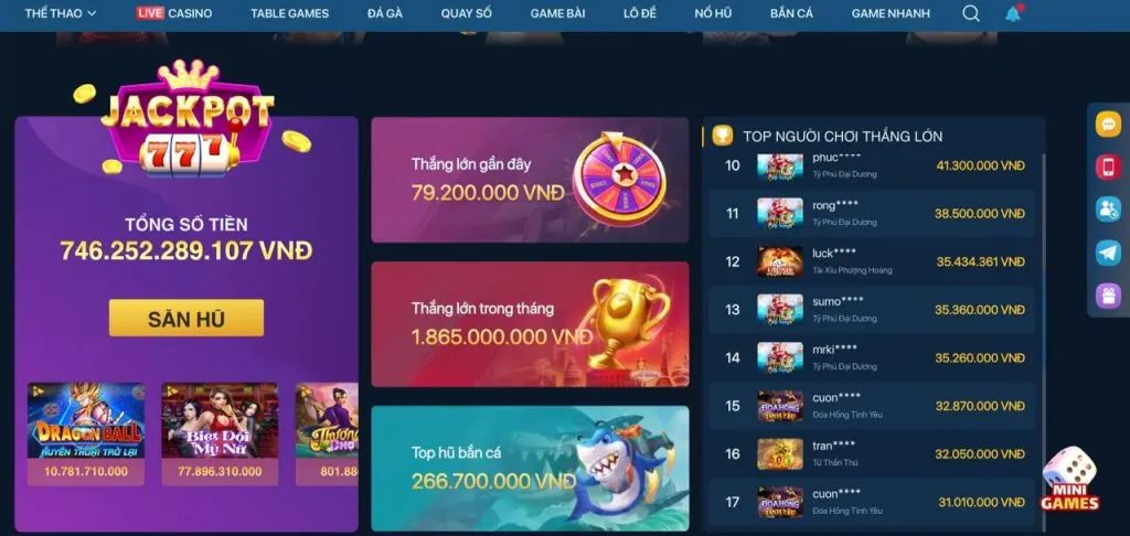 Casino Trực tuyến 78win01
